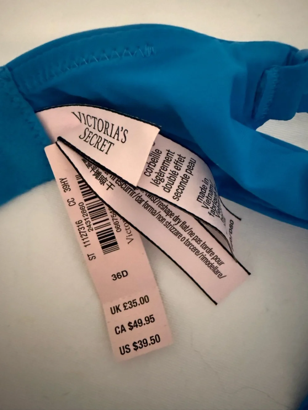 Victoria's Secret Smooth T-Shirt Bra in Electric Blue - Picture 2 of 6